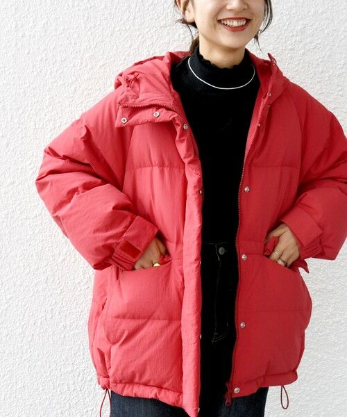 SHIPS any: フーディ ショート ダウン ジャケット （ダウンジャケット