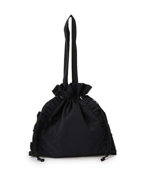 撥水/A4】大人も持てる フリル巾着トートバッグ （トートバッグ