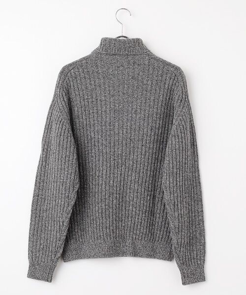 セール】 ウール三ツ杢5G タートルネックセーター （ニット・セーター