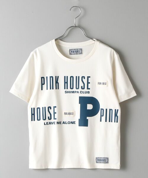 セール】 BIGロゴプリントTシャツ （Tシャツ）｜PINK HOUSE / ピンク