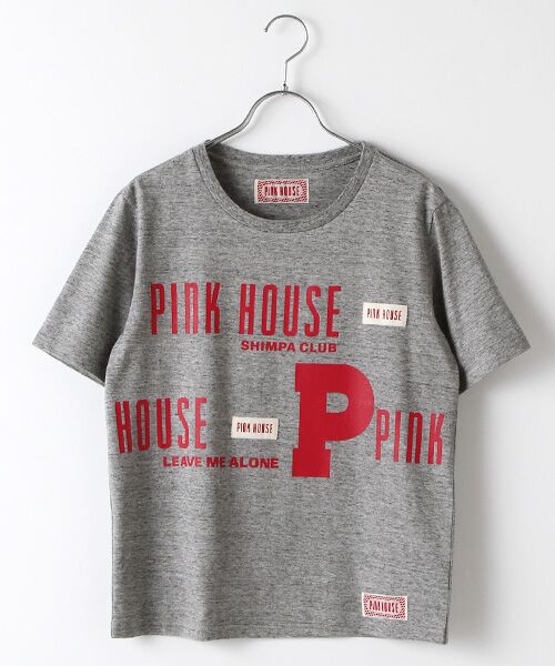 セール】 BIGロゴプリントTシャツ （Tシャツ）｜PINK HOUSE / ピンク