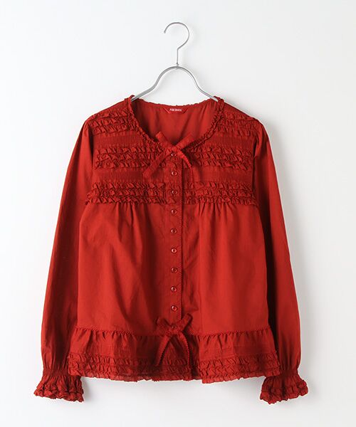 ローンフリルブラウス （シャツ・ブラウス）｜PINK HOUSE / ピンク