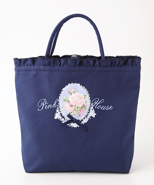 セール】 ローズガーデナープリントバッグ （トートバッグ）｜PINK