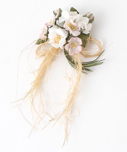 セール】 野ばらブーケコサージュ （ブローチ・コサージュ）｜PINK