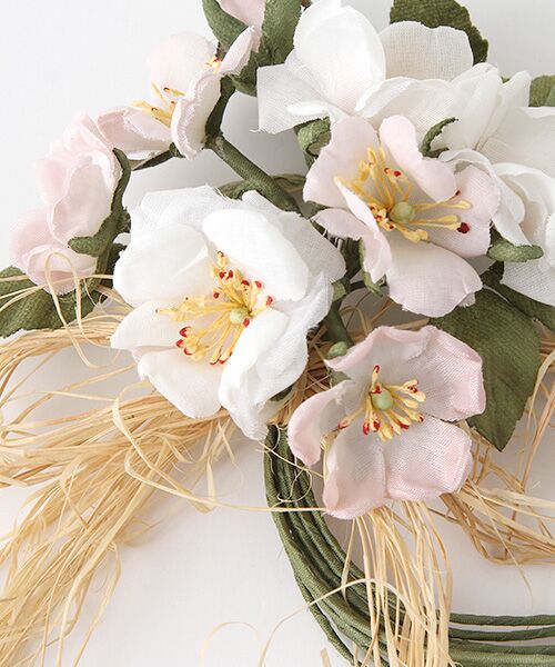 セール】 野ばらブーケコサージュ （ブローチ・コサージュ）｜PINK