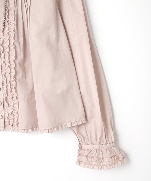 フリル襟付きリボンタイブラウス （シャツ・ブラウス）｜PINK HOUSE