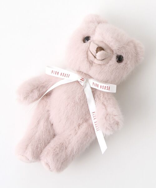 セール】 スマイリーベアコサージュ （ブローチ・コサージュ）｜PINK