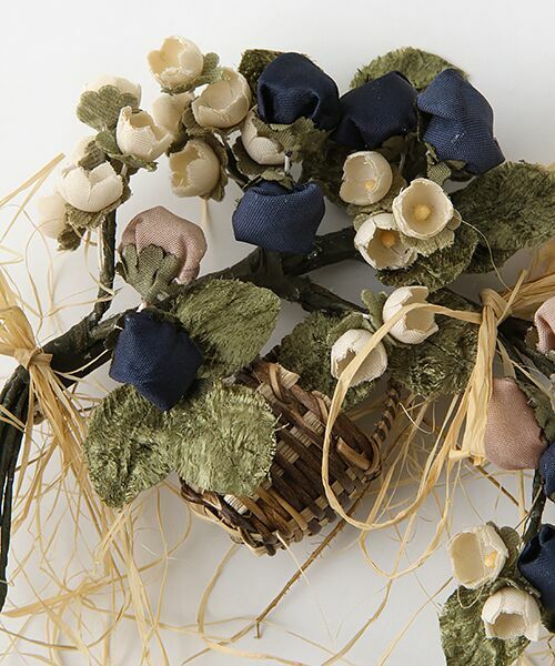 セール】 ブルーベリーファームコサージュ （ブローチ・コサージュ