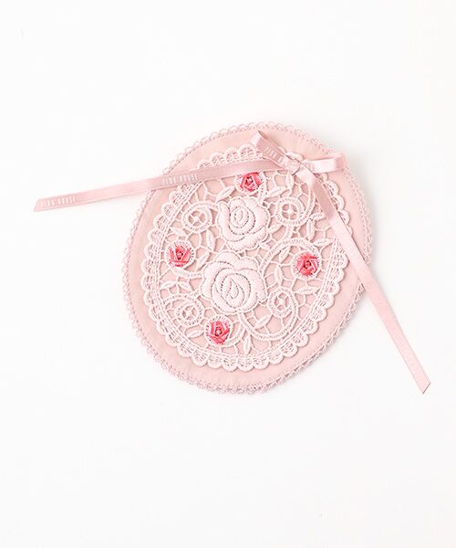 セール】 ローズレースモチーフワッペン （ブローチ・コサージュ