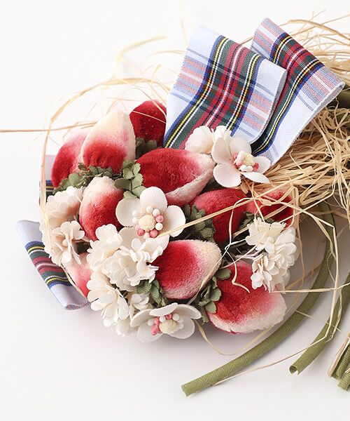 クランタータンブーケコサージュ （ブローチ・コサージュ）｜PINK