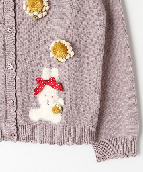 セール】 ひな菊ロンドモチーフカーディガン （カーディガン・ボレロ