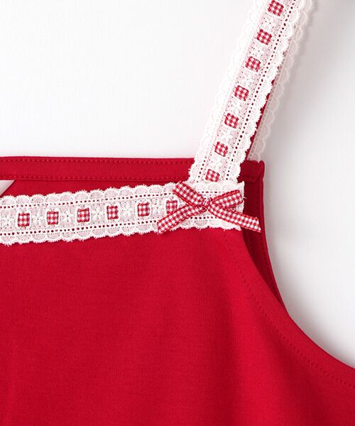 セール】 レース＆リボン使いキャミソール （キャミソール・チューブ