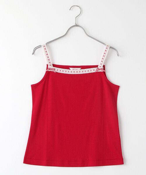 セール】 レース＆リボン使いキャミソール （キャミソール・チューブ