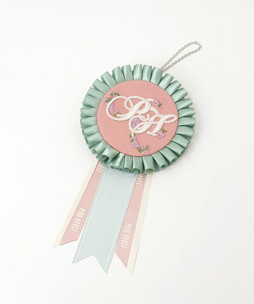 セール】 ロゼット2WAYコサージュ （ブローチ・コサージュ）｜PINK