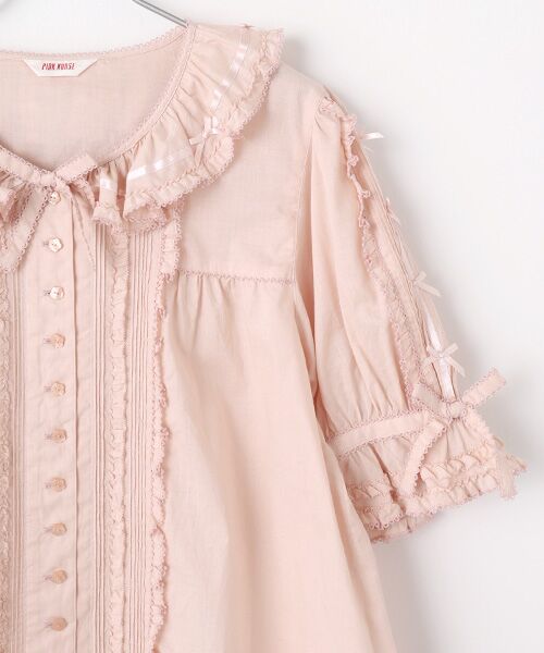 ローンフリルブラウス （シャツ・ブラウス）｜PINK HOUSE / ピンク
