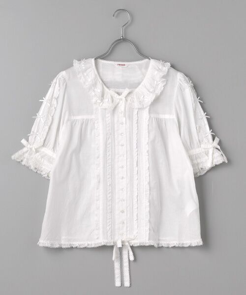 ローンフリルブラウス （シャツ・ブラウス）｜PINK HOUSE / ピンク