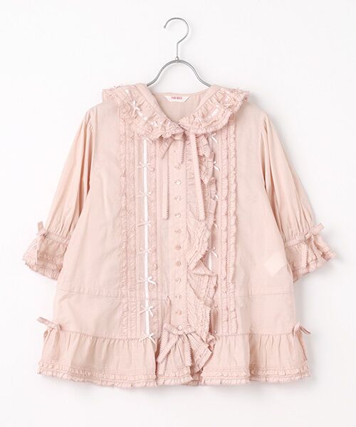 フード付きローンオーバーブラウス （シャツ・ブラウス）｜PINK HOUSE
