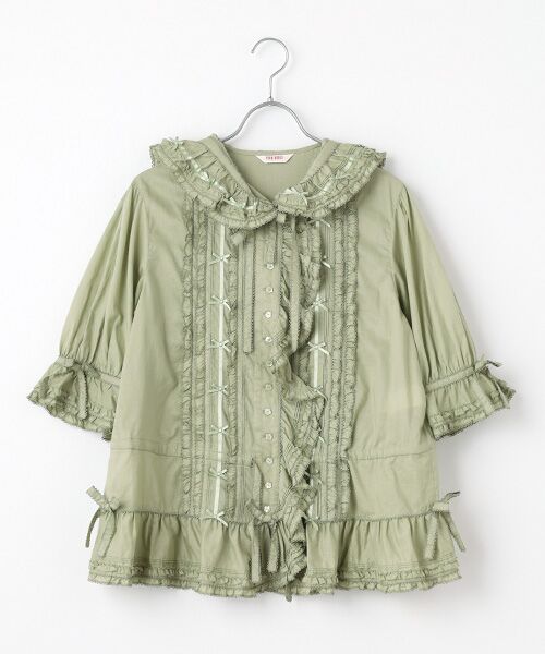 フード付きローンオーバーブラウス （シャツ・ブラウス）｜PINK HOUSE