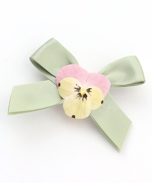 パンジーコサージ2WAYミニブローチ （ブローチ・コサージュ）｜PINK