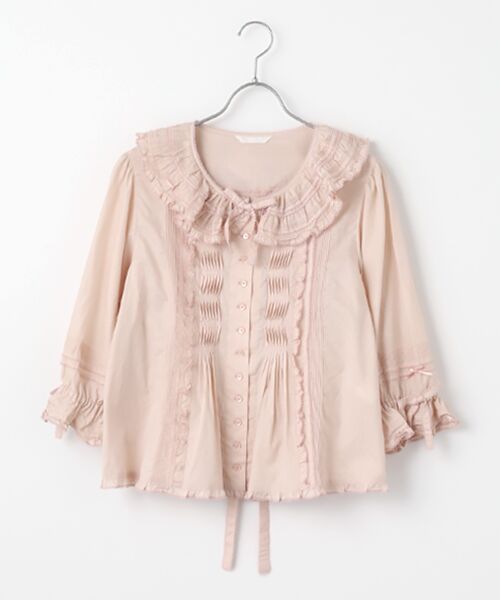 ローンフリルブラウス （シャツ・ブラウス）｜PINK HOUSE / ピンク