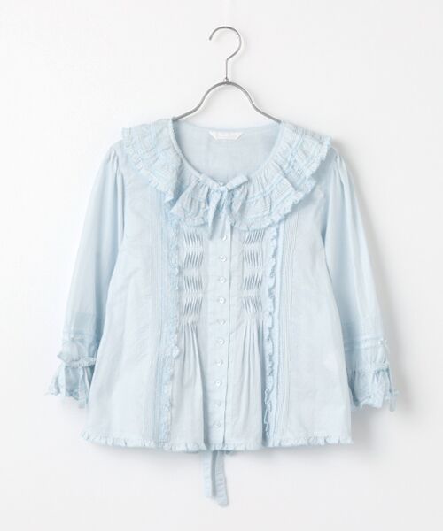 ローンフリルブラウス （シャツ・ブラウス）｜PINK HOUSE / ピンク