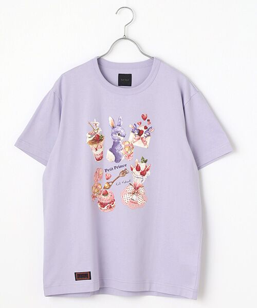 プティプリンス＆マカロンタワープリントTシャツ （Tシャツ）｜PINK