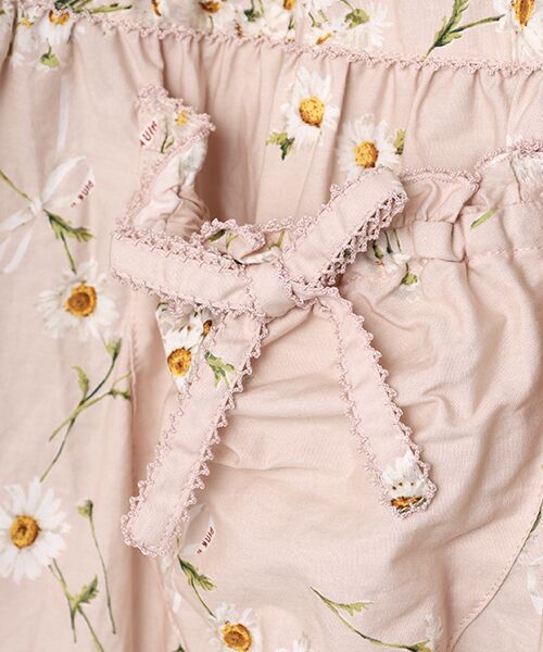 マーガレットブーケプリントミディワンピース （ロング・マキシ丈