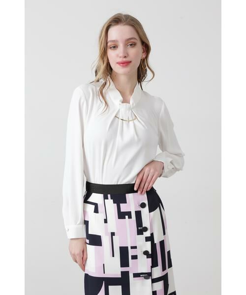 セール】 ◇メタルバータックブラウス （シャツ・ブラウス）｜PINKY