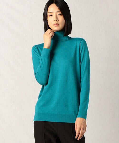 セール】 〔 +サイズ 〕 エッセンシャルニット タートルネックプル