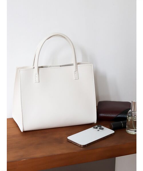 エコレザー2WAYトートバッグ （ショルダーバッグ）｜Rouge vif la cle