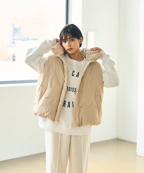 セール】 2WAYフードダウンベスト （ダウンジャケット・ベスト