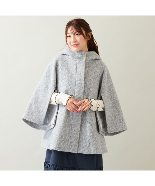 セール】 【2WAY】ポンチョコート （その他アウター）｜Rose Tiara