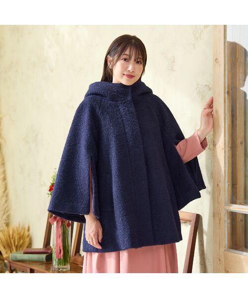 セール】 【2WAY】ポンチョコート （その他アウター）｜Rose Tiara