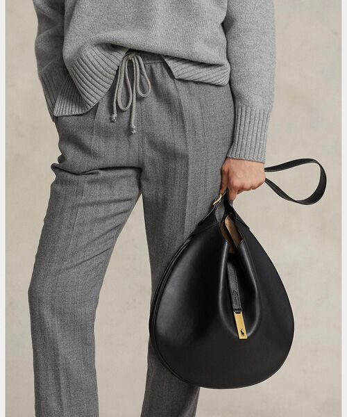 Polo ID カーフスキン ラージ ショルダー バッグ （ショルダーバッグ