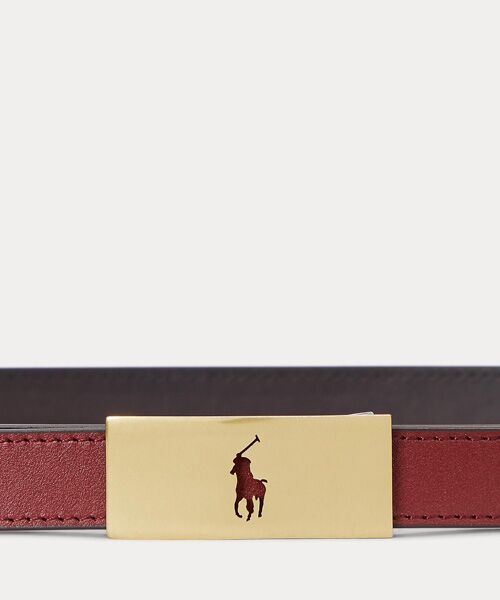 Polo ID リバーシブル ヴァケッタ レザー ベルト （ベルト