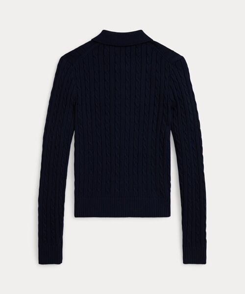 ケーブルニット コットン カーディガン （カーディガン・ボレロ