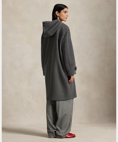 セール】 ウール フーデッド トグル コート （ダッフルコート）｜POLO