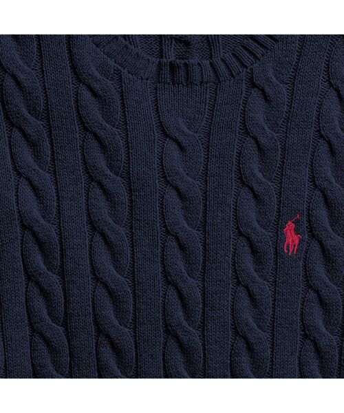 ケーブルニット コットン セーター （ニット・セーター）｜POLO RALPH