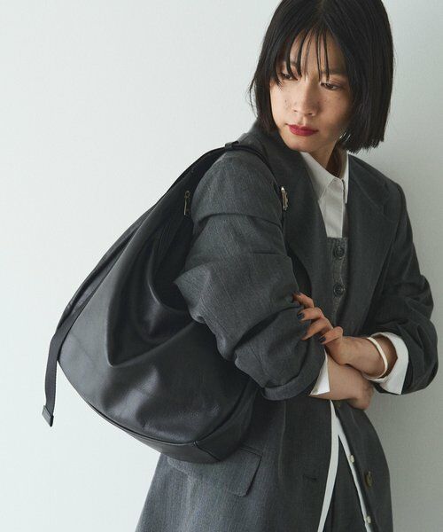 ソフトレザーラウンドビッグショルダーバッグ （ショルダーバッグ