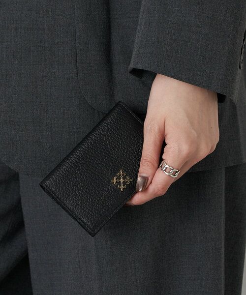 モノグラムプレートカードケース （その他小物）｜russet / ラシット