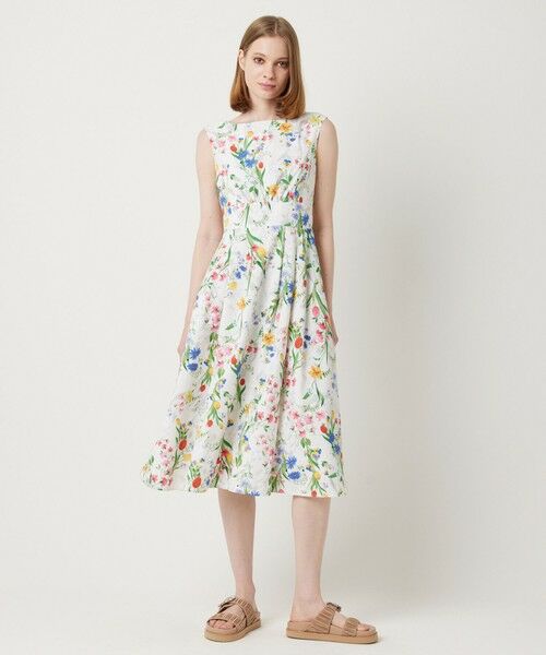 セール】 【消臭・洗える】TULIP BOUQUET ドレス （ロング・マキシ丈