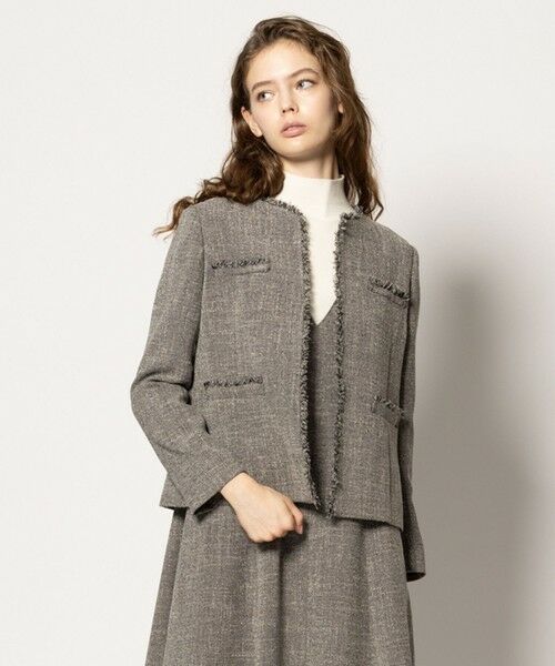 セール】 【消臭】SPARKLY THINGS ツイードジャケット （テーラード