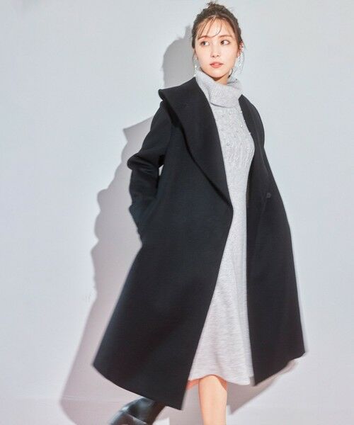 セール】 LOOFAH ショールカラーウールコート （テーラードジャケット
