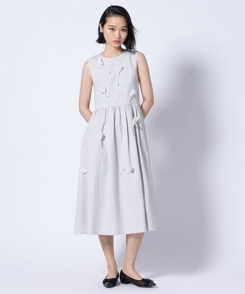 セール】 TULIP FLUFF ドレス （ロング・マキシ丈ワンピース）｜TOCCA