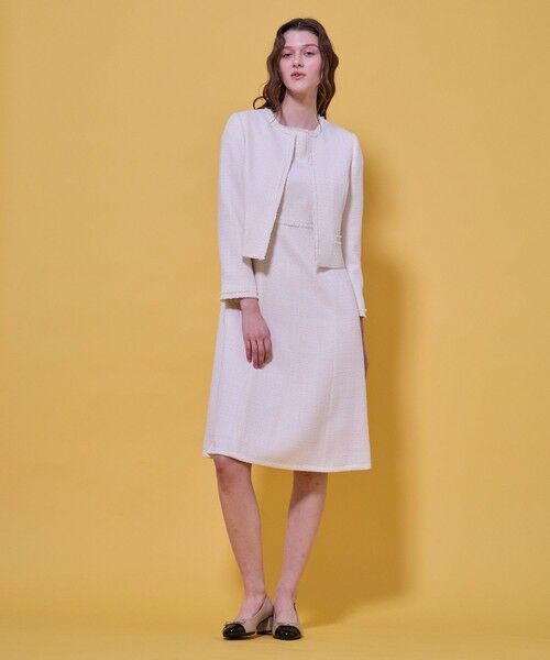 宮本茉由さん着用】GLOW SILHOUETTE ジャケット （ノーカラー