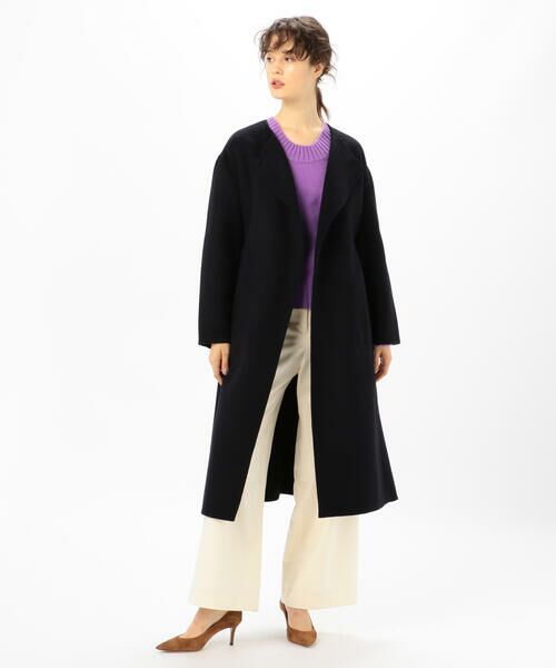 セール】 プレミアムウールリバー ノーカラーコート （その他アウター