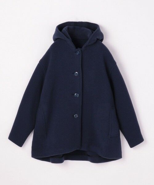 セール】 ウールストレッチ フーデッドショートコート （その他