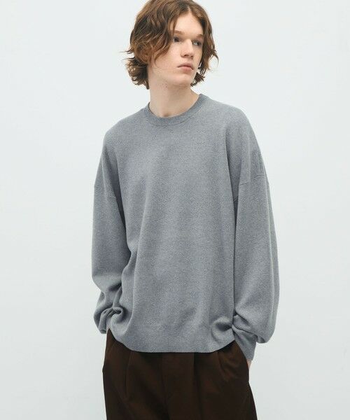 CABaN コットンカシミヤ クルーネックプルオーバー （ニット・セーター