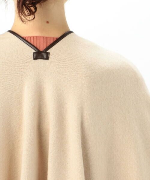 セール】 ウールコットンダブルフェイス ポンチョ （ポンチョ