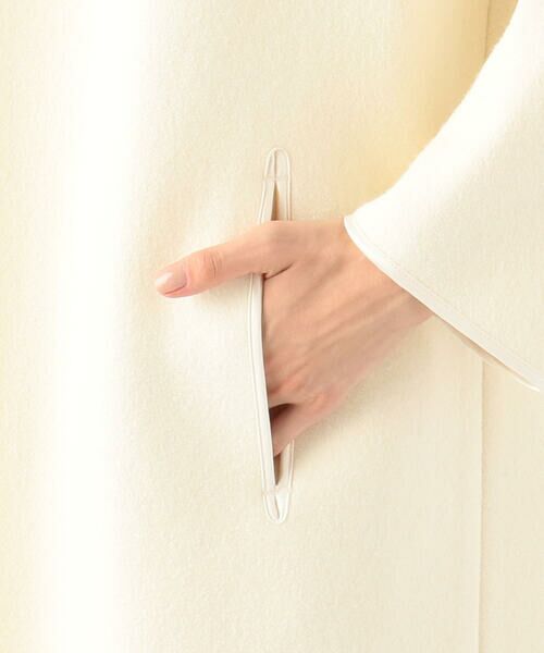 セール】 【別注】ATON×TOMORROWLAND ウールメルトン ノーカラーコート